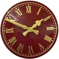 Birkenhead Outdoor Clock Service red dial