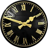 Birkenhead Outdoor Clock Service dark dial